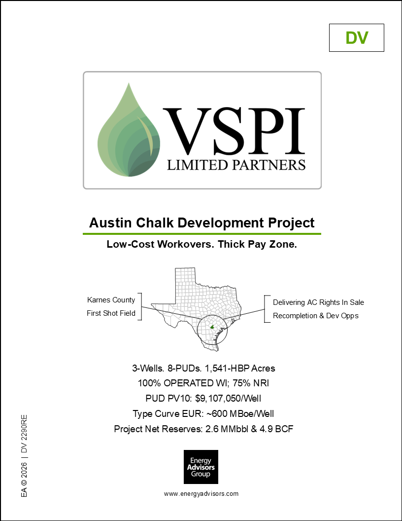 AUSTIN CHALK DEVELOPMENT - Energy Advisors Group AUSTIN CHALK DEVELOPMENT